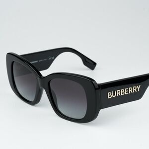 NEW Burberry BE4410 4038F2 Black Dark Grey Women Sunglasses BE 4410